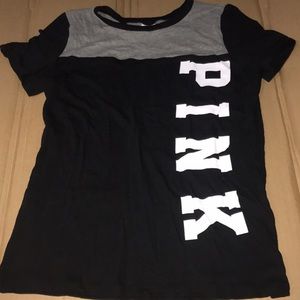 VS Pink ColorBlock Tee